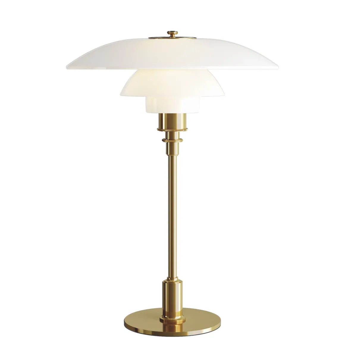 Louis Poulsen PH 3½-2½ Glas Tischleuchte