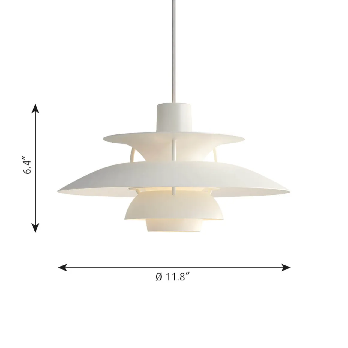 Louis Poulsen PH 5 Monochrome Pendelleuchte