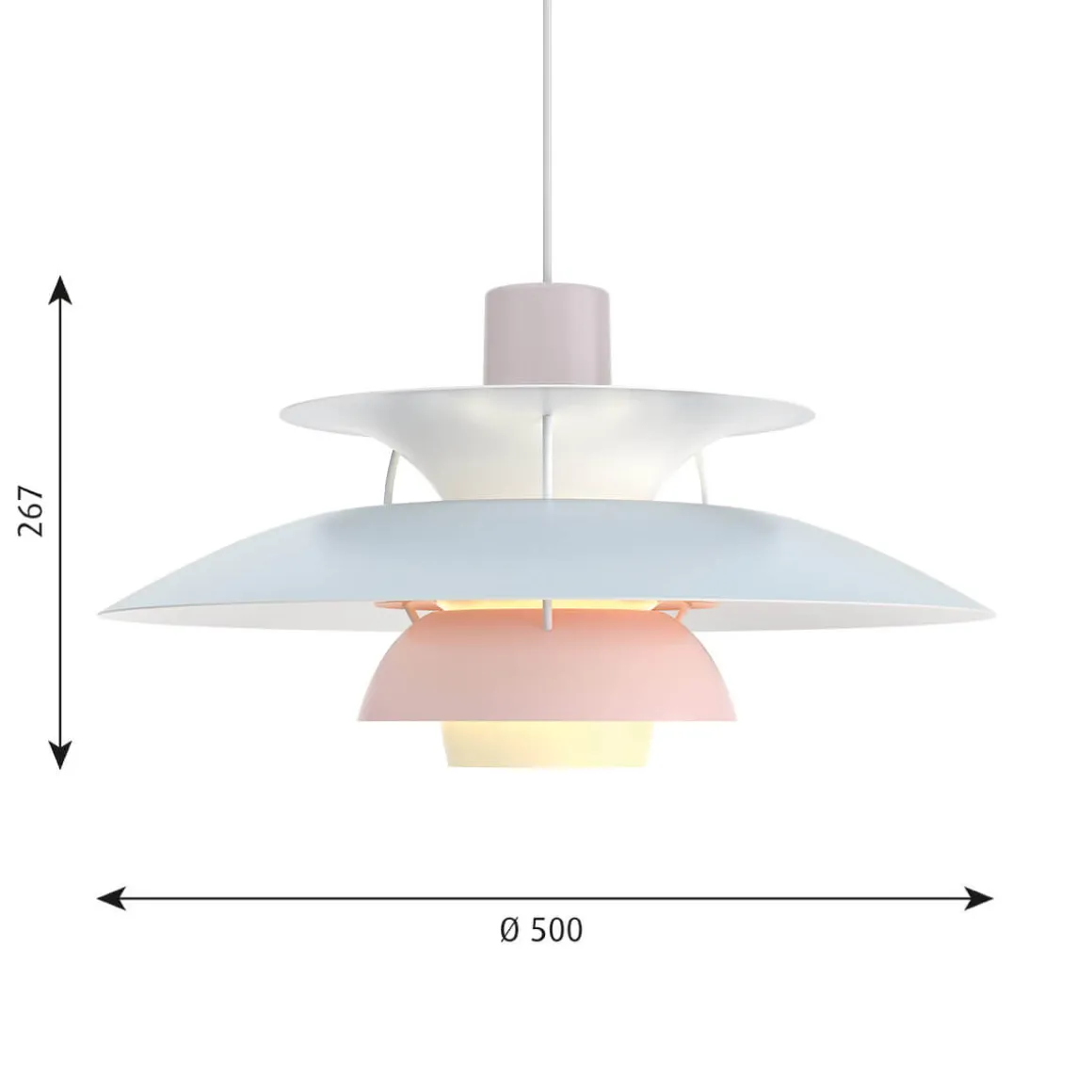 Louis Poulsen PH 5 Pastels Pendelleuchte