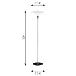 Louis Poulsen PH 3½-2½ Stehleuchte