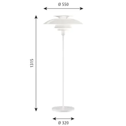 Louis Poulsen PH 80 Stehleuchte