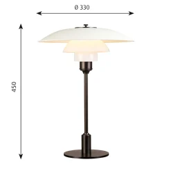 Louis Poulsen PH 3½-2½ Tischleuchte