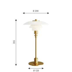 Louis Poulsen PH 2/1 Tischleuchte