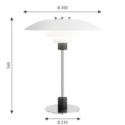 Louis Poulsen PH 4/3 Tischleuchte