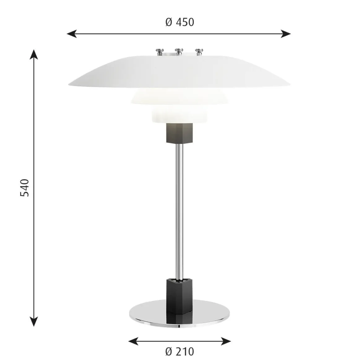 Louis Poulsen PH 4/3 Tischleuchte
