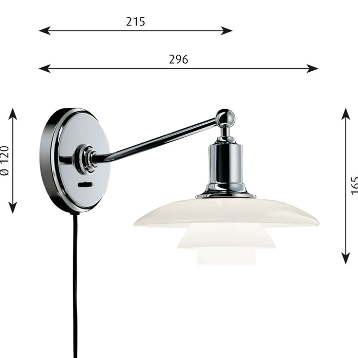 Louis Poulsen PH 2/1 Wandleuchte