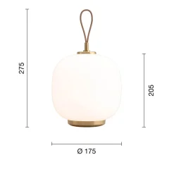 Louis Poulsen VL 45 Radiohus Portable LED Akkuleuchte