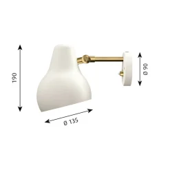 Louis Poulsen VL38 LED Wandleuchte