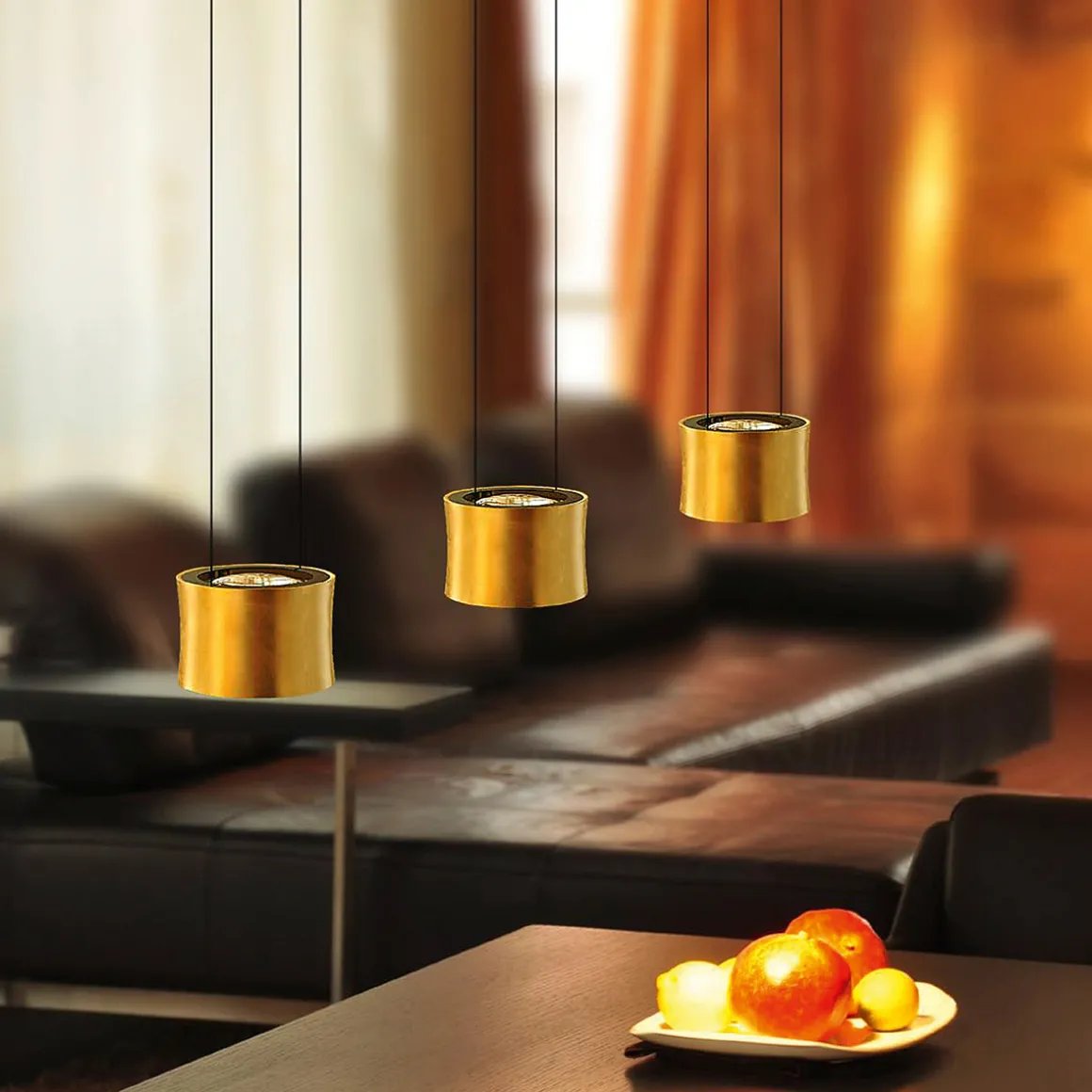 Luce Elevata Impulse LED Pendelleuchte, 3-flg.