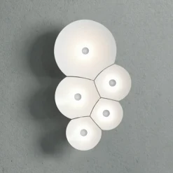 Luceplan Bulbullia LED Parete, 5-flg.