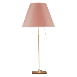 Luceplan Costanza Tavolo Teleskop mit Touchdimmer, Messing