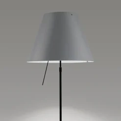 Luceplan Costanza Tavolo Teleskop mit Touchdimmer, schwarz