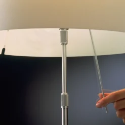 Luceplan Costanza Tavolo Teleskop mit Touchdimmer, Alu