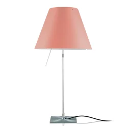 Luceplan Costanza Tavolo Teleskop mit Touchdimmer, Alu