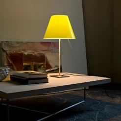 Luceplan Costanza Tavolo Teleskop mit Touchdimmer, Alu