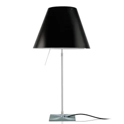 Luceplan Costanza Tavolo Teleskop mit Touchdimmer, Alu