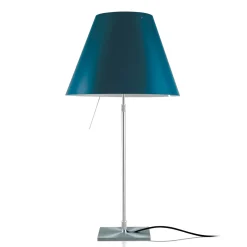 Luceplan Costanza Tavolo Teleskop mit Touchdimmer, Alu