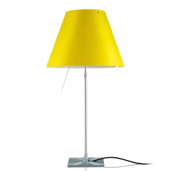 Luceplan Costanza Tavolo Teleskop mit Touchdimmer, Alu