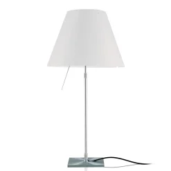 Luceplan Costanza Tavolo Teleskop mit Touchdimmer und Diffusor