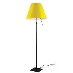 Luceplan Costanza Terra Teleskop mit Touchdimmer, schwarz