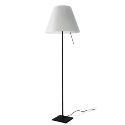 Luceplan Costanza Terra Teleskop mit Touchdimmer, schwarz