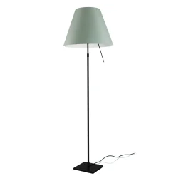 Luceplan Costanza Terra Teleskop mit Touchdimmer, schwarz