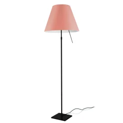 Luceplan Costanza Terra Teleskop mit Touchdimmer, schwarz