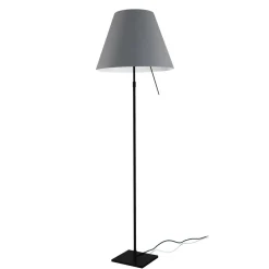 Luceplan Costanza Terra Teleskop mit Touchdimmer, schwarz