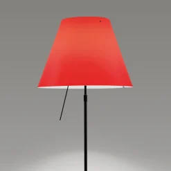 Luceplan Costanza Terra Teleskop mit Touchdimmer, schwarz