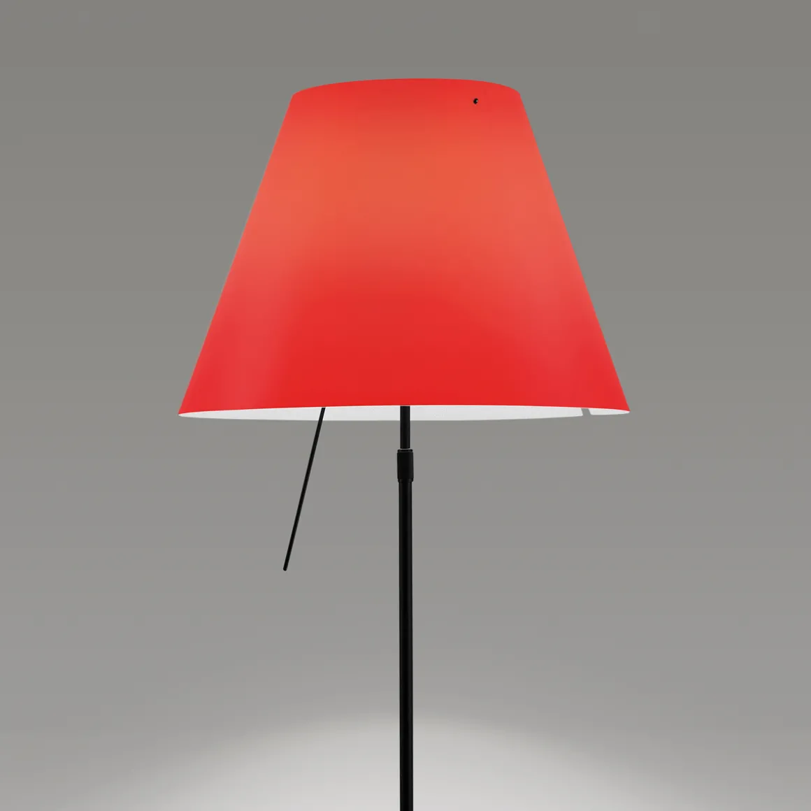 Luceplan Costanza Terra Teleskop mit Touchdimmer, schwarz