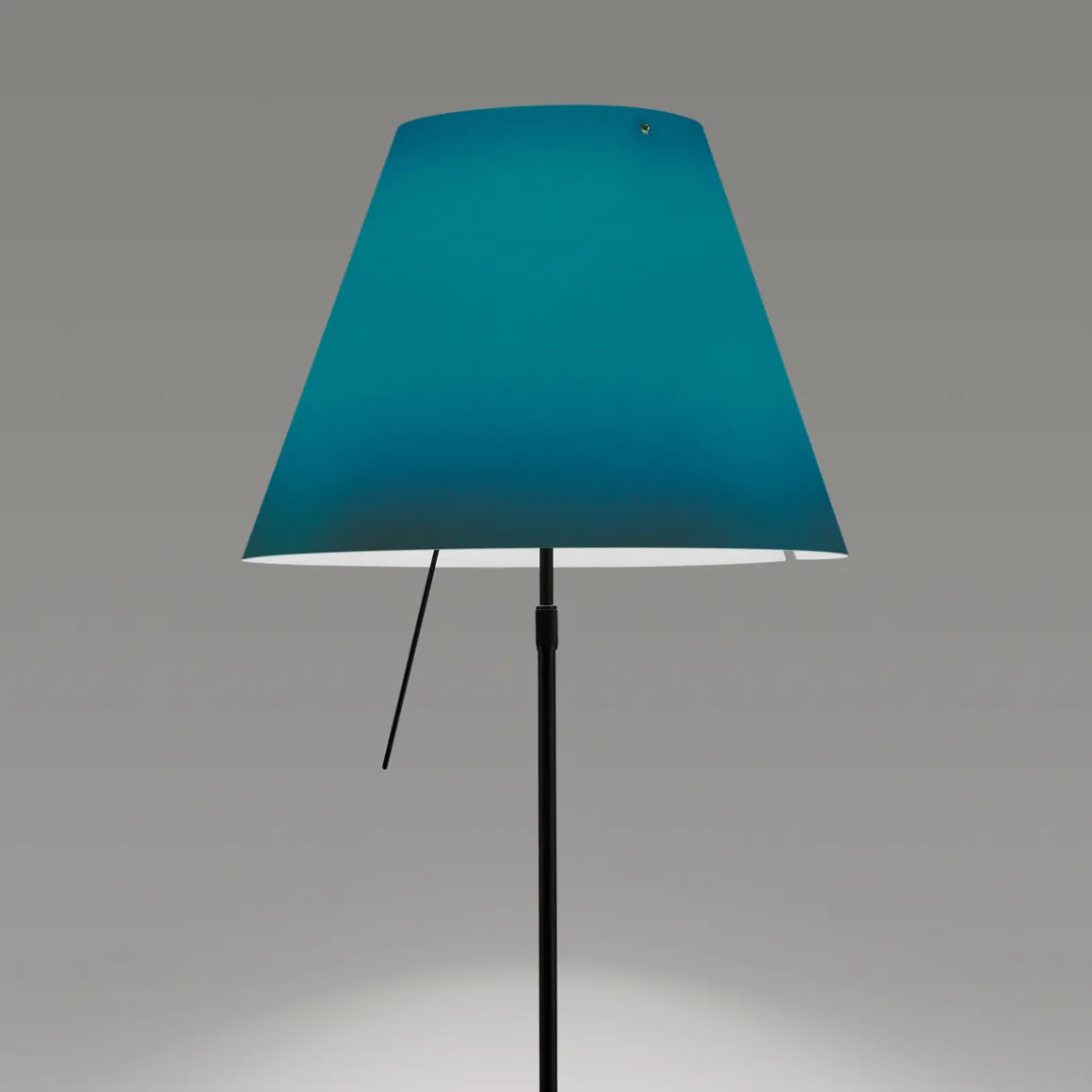 Luceplan Costanza Terra Teleskop mit Touchdimmer, schwarz