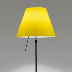 Luceplan Costanza Terra Teleskop mit Touchdimmer, schwarz