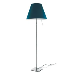 Luceplan Costanza Terra Teleskop mit Touchdimmer, Alu