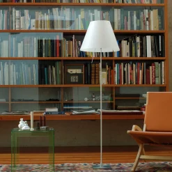 Luceplan Costanza Terra Teleskop mit Touchdimmer, Alu