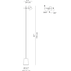 Luceplan Counterbalance LED Terra