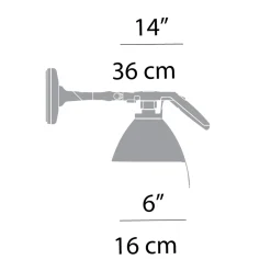 Luceplan Fortebraccio Spot Parete / Soffitto