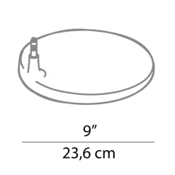 Luceplan Fortebraccio Tavolo mit Schalter