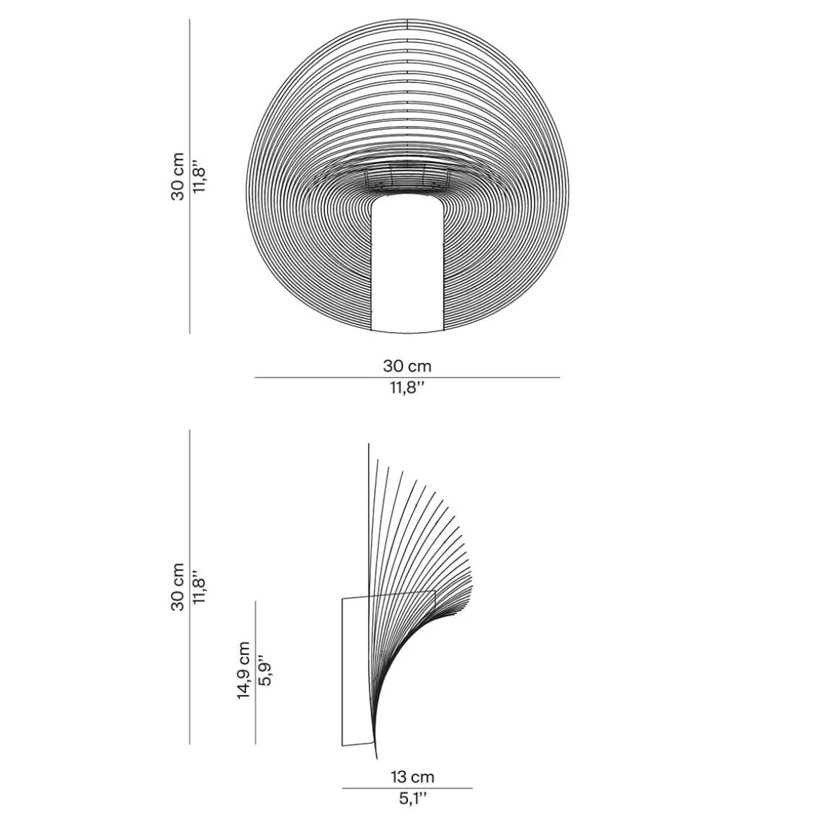 Luceplan Illan LED Parete