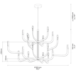 Luceplan J-us LED Sospensione, G Konfiguration