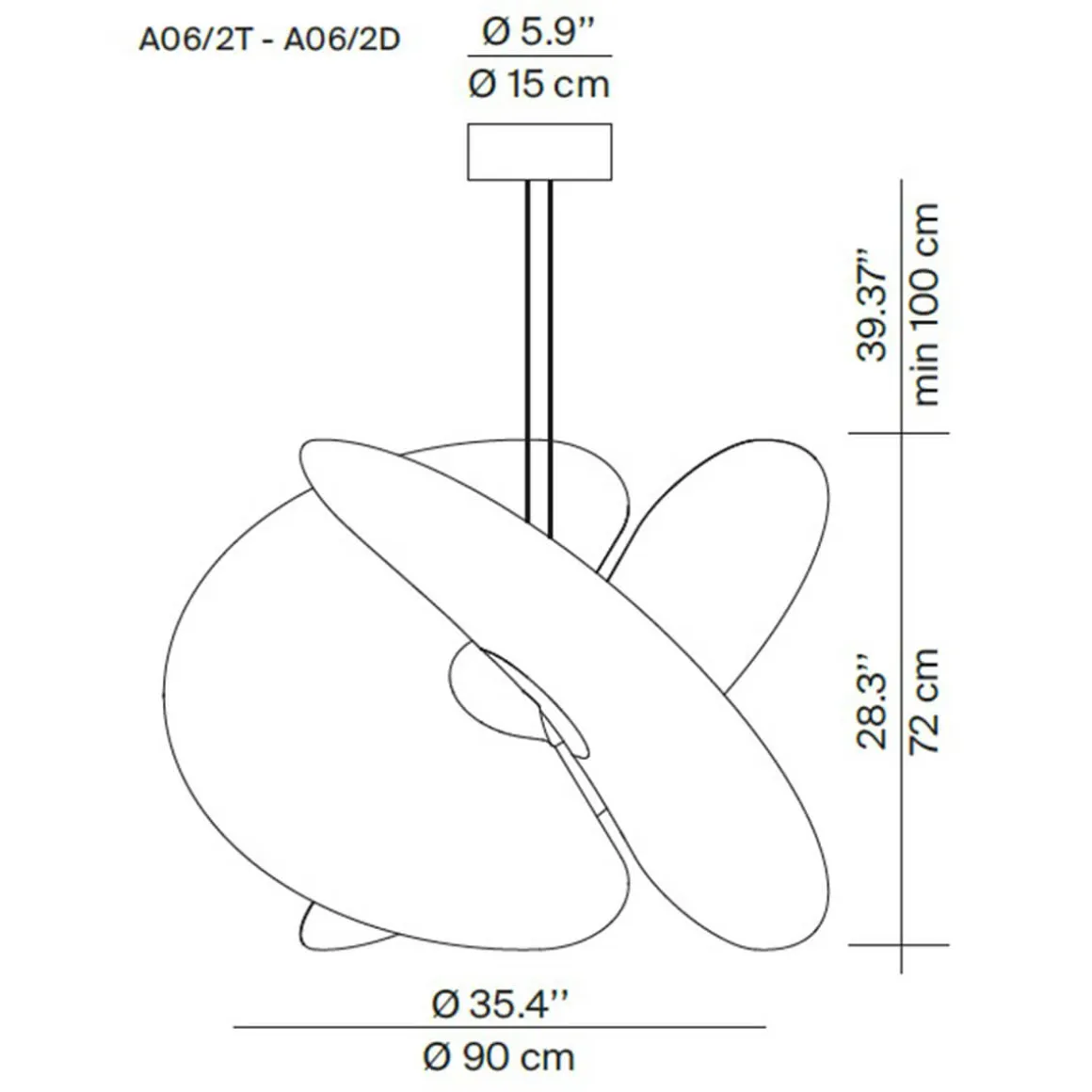Luceplan Levante LED Sospensione