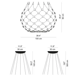 Luceplan Mesh LED Sospensione