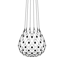 Luceplan Mesh LED Sospensione, mit Casambi