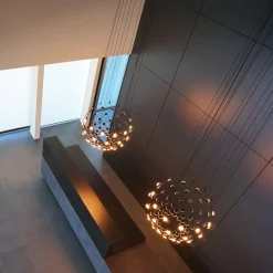 Luceplan Mesh LED Sospensione, mit Casambi