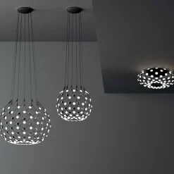 Luceplan Mesh LED Sospensione, mit Casambi