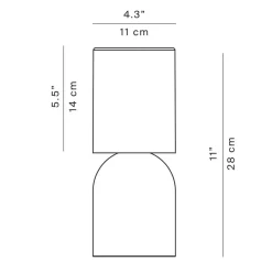 Luceplan Nui Mini Outdoor LED Akkuleuchte