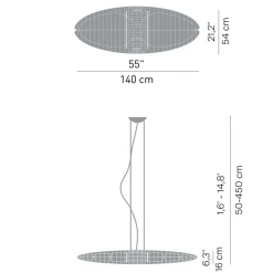 Luceplan Queen Titania Sospensione