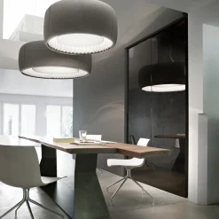 Luceplan Silenzio LED Sospensione, Ø: 120 cm