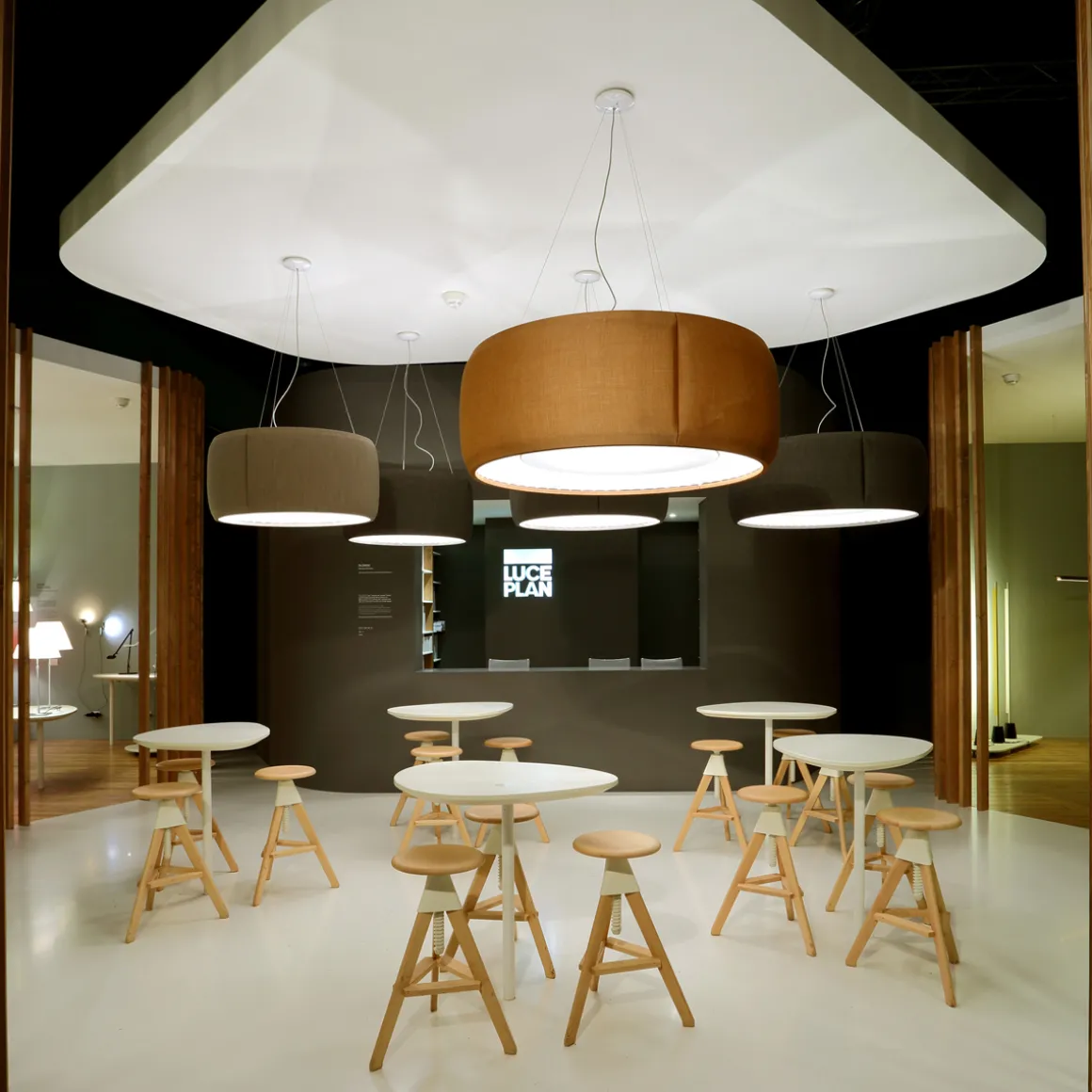 Luceplan Silenzio LED Sospensione, Ø: 90 cm