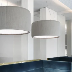 Luceplan Silenzio LED Sospensione, Ø: 90 cm