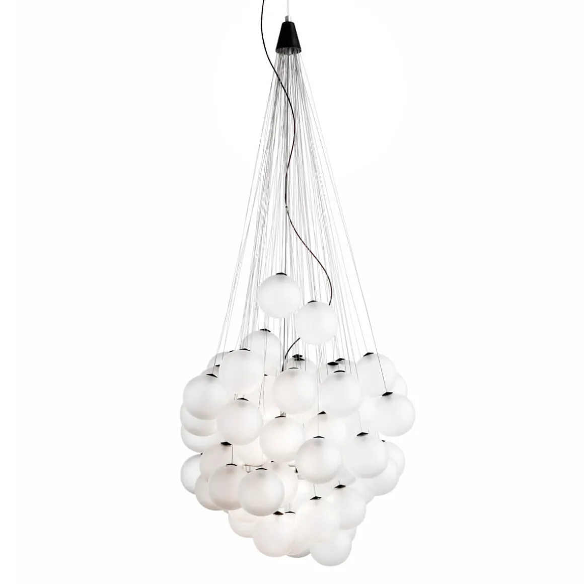 Luceplan Stochastic LED Sospensione, opalweiß